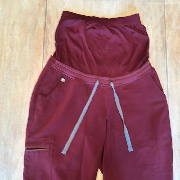 Figs Burgundy Women's Pants - Picture 1 of 5